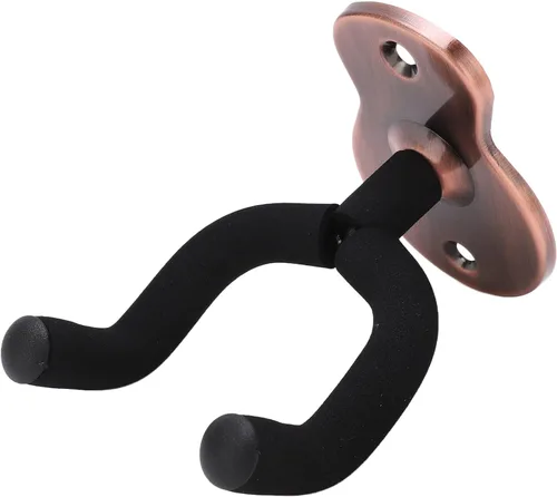 Vista 8 de Guitar Wall Mount Hanger Hook Holder, Space Saving (Rose Gold)