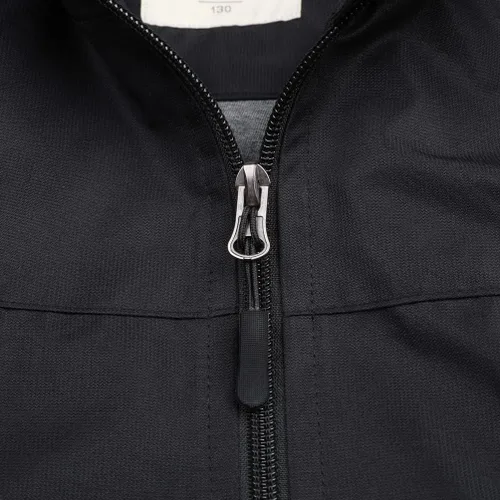 Vista 3 de Chaqueta impermeable con capucha para niños y niñas, rompevientos ligera e impermeable para niños