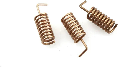 Vista 2 de Antena helicoidal de la transmisión de datos de la antena del resorte de la bobina 4pcs, bronce 868MHz