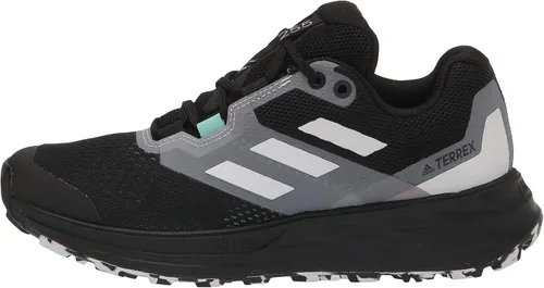 Vista 8 de adidas Zapatos de correr Terrex Two Flow para mujer Core Black-crystal White-clear Mint
