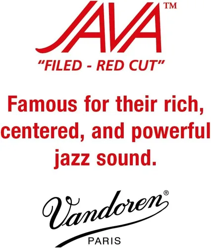 Vista 3 de Vandoren SR272R Saxo Tenor Java Red Cañas Fuerza 2; Caja de 5