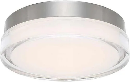 Vista 6 de WAC Lighting dweLED, punto 6in LED redondo montaje empotrado 3500K en acero inoxidable