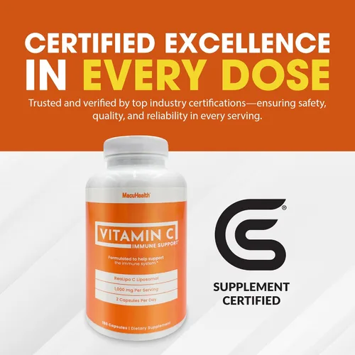 Vista 8 de MacuHealth Vitamina C liposomal de 1000 mg por porción, vitamina de alta biodisponibilidad con antioxidantes solubles en grasa y absorción mejorada