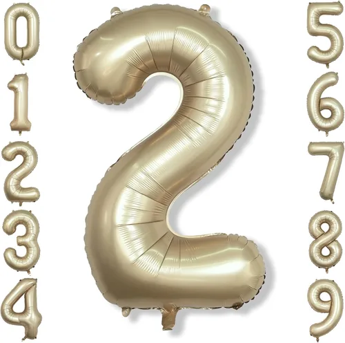 Vista 26 de Globos de Sirena Número 0 de 40 Pulgadas, Juego de Globos de Números Grandes Morado Verde Azulado Arcoíris 0-9, Globos de Números de Papel