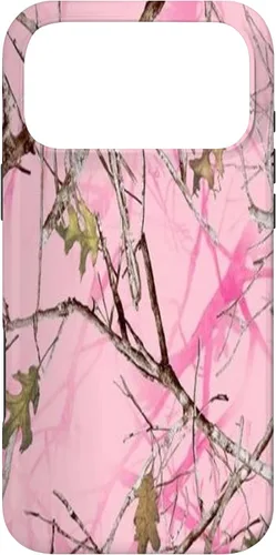 Vista 21 de Funda para iPhone 11 Pro Max con diseño de cazador de patos, color rosa