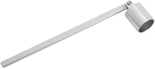 Vista 10 de Wal frontal de acero inoxidable vela Snuffer Wick Dipper Oil Lamp Trim Trimmer Scissor Cutter Tool Hook (negro)