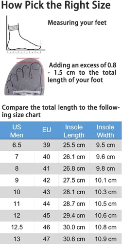 Vista 6 de Joomra Men's Cross Trainer Minimalist Barefoot Shoes Zero Drop Sneakers Wide Toe Box Upgrade Stability