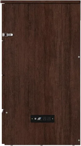 Vista 17 de AFI, Northfield Murphy Bed - Baúl de cama Twin XL con colchón de 6", cajón de almacenamiento y cargador USB integrado, ámbar quemado Amarillo ámbar