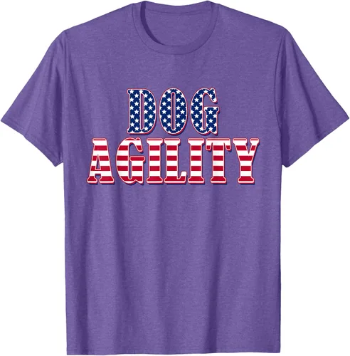 Vista 8 de Dog Agility American Flag - Camiseta de agilidad para perros, Negro
