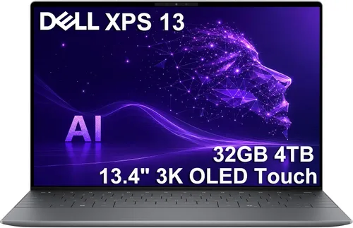 Vista 10 de Dell XPS 13 9345 Laptop, 13.4" 3K OLED Touchscreen, X Elite, 32GB, 1TB SSD