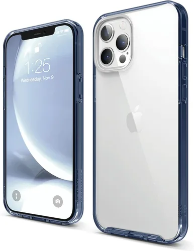 Vista 13 de elago Funda híbrida transparente compatible con iPhone 12 Pro Max de 6.7 pulgadas (negro) - Funda protectora a prueba de golpes
