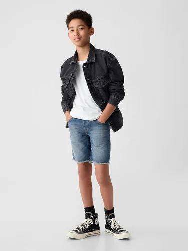 Vista 3 de GAP Pantalón corto de mezclilla sin cierre para niño