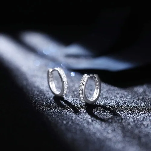 Vista 5 de Tarsus Aretes de aro hipoalergénicos para hombres y mujeres, chapados en oro de 18 quilates, acero inoxidable para orejas sensibles, sin níquel, 12