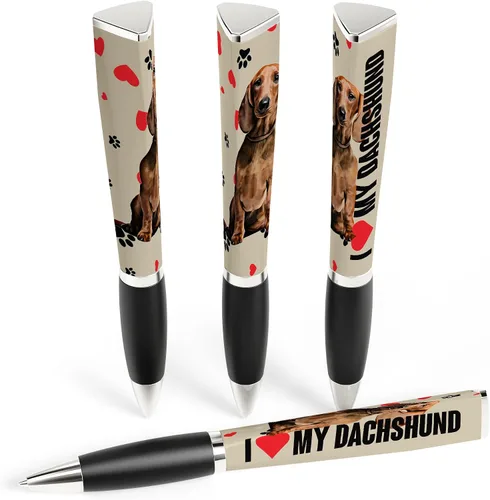 Vista 14 de ANINKABOVE I Love my Aussie Dog - Bolígrafo de punta media, tinta negra, escritura suave, recargable, el mejor regalo para todas las ocasiones