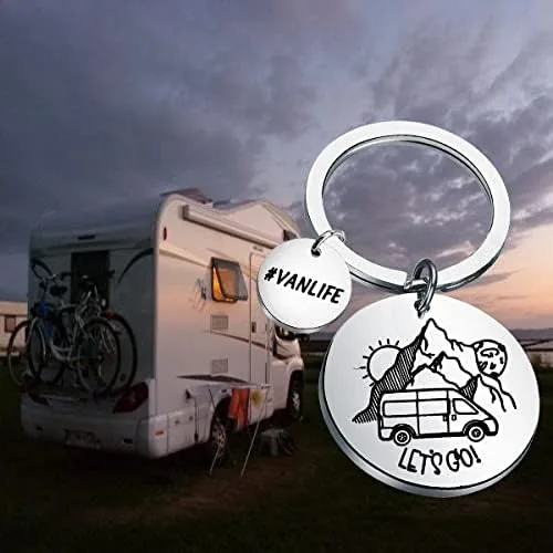 Vista 6 de Lywjyb Birdgot Vanlife Van Camper - Llavero de campaña para exteriores