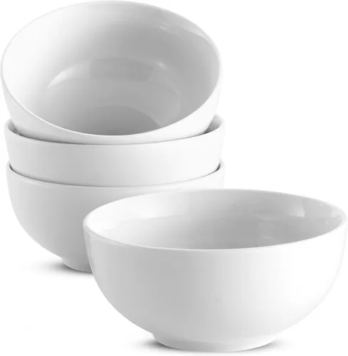 Vista 13 de KooK Tazones de sopa, cuenco para cereales, cerámica, cuencos para cocina, microondas, lavavajillas y congelador, platos de porcelana para pasta