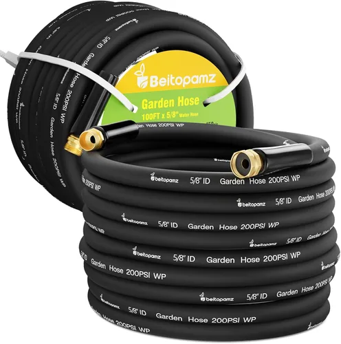 Vista 16 de Beitopamz Manguera de jardín corta de 1 pie x 5/8 pulgadas hembra a hembra, conector extensor de manguera de agua pequeña resistente, conexiones sin