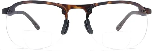 Vista 6 de VITENZI Gafas de seguridad bifocales con lectores TR90 Wrap Around Sport Safety Reading Gafas protectoras Como Negro