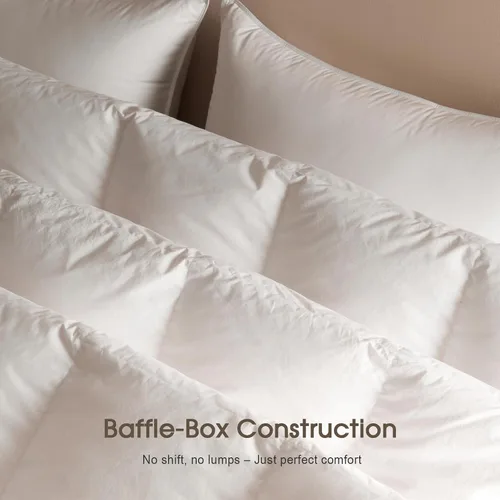Vista 7 de Edredón de plumón alternativo 100% algodón Cobnom