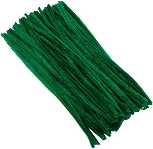 Vista 6 de 300 limpiadores de tuberías gruesos a granel, morado y verde