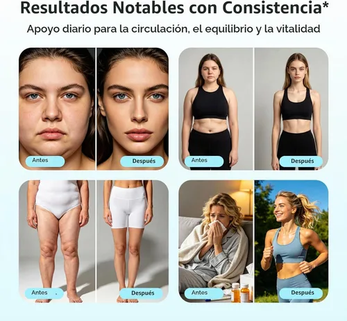 Vista 3 de Gotas de drenaje linfático 26 en 1, soporte antiinflamatorio y linfático