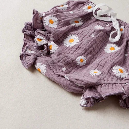 Vista 6 de Conjunto de ropa de verano para bebés y niñas pequeñas