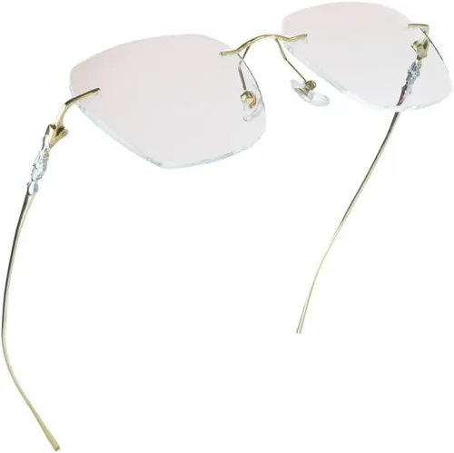 Vista 18 de LifeArt Pure Titanium Frame Glasses/Blue Light Blocking Reading Glasses, Reduce Eyestrain, Stylish for Men and Women