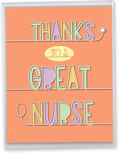 Vista 12 de NobleWorks - Tarjeta de felicitación de agradecimiento humorística jumbo de nosotros de 8.5 x 11 pulgadas con sobre (paquete de 1) gran tamaño Jumbo