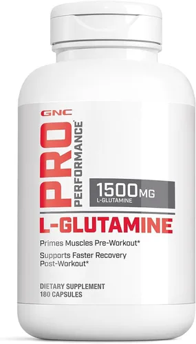 Vista 9 de GNC Pro Performance L-Glutamina 1500 mg, suplemento de aminoácidos, 90