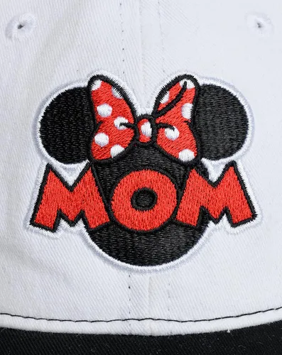 Vista 3 de Disney Gorra de béisbol de Minnie Mouse para mujer, Mom