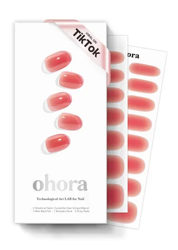 Vista 12 de ohora Tiras de uñas de gel semicuradas (N Addict) – Funciona con cualquier lámpara, calidad de salón, larga duración, fácil de aplicar y quitar
