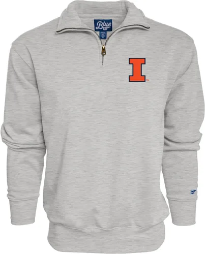 Vista 54 de Blue 84 Sudadera con cremallera de un cuarto para hombre de la NCAA