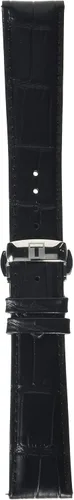 Vista 3 de Correa de reloj Tissot de piel negra, 21 (Modelo T852035976)