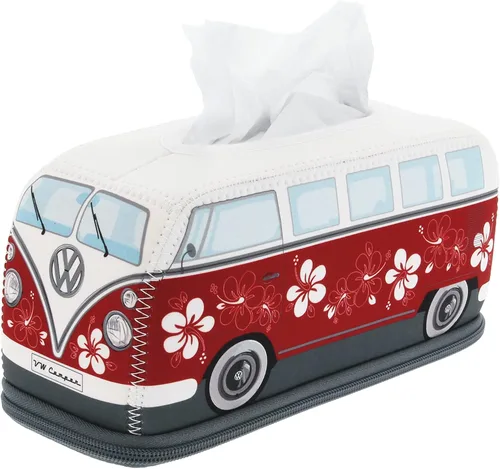 Vista 8 de BRISA VW Collection Volkswagen - Dispensador de neopreno para pañuelos de papel, pañuelos cosméticos o servilletas en diseño de autocaravana T1