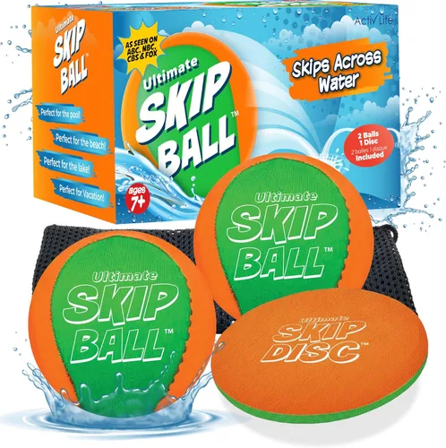 Vista 22 de Activ Life - Pelotas de agua más grandes de 3 pulgadas, pelota de rebote de agua para piscina, juguetes de playa para amigos, familia, niños