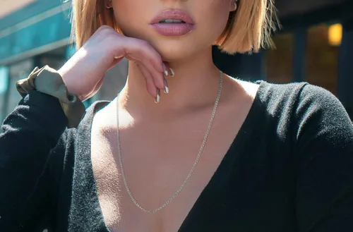 Vista 4 de Savlano Collar de plata de ley 925 de 0.071 in de plata de ley italiana para hombres y mujeres, fabricado en Italia, viene con una caja de regalo