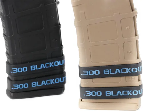 Vista 7 de Aolamegs Paquete de 6 bandas de marcado de cargador Blackout 300