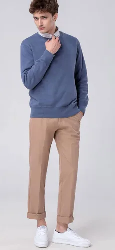 Vista 5 de Plaid&Plain Pantalones de vestir para hombre, pantalones caqui elásticos de ajuste recto sin arrugas