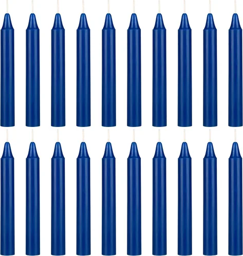 Vista 29 de Mega Candles Mini vela de hechizo con carillón cónico, 20 unidades, 4 x 1/2 Surtido