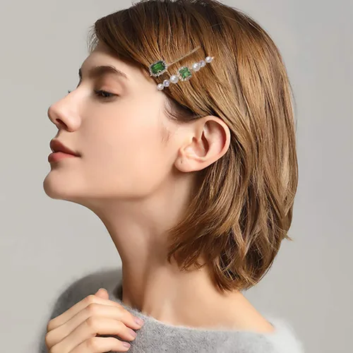 Vista 7 de Accesorios para el cabello vintage de metal floral, VGPin