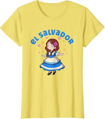 Vista 34 de Camiseta de mujer hispana con bandera salvadoreña de El Salvador Orgullosa, Negro