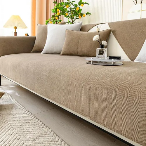 Vista 7 de Divertida funda de sofá mullida, protector de muebles de felpilla para sofá, divertidas fundas de sofá antideslizantes, fundas genéricas para sofá