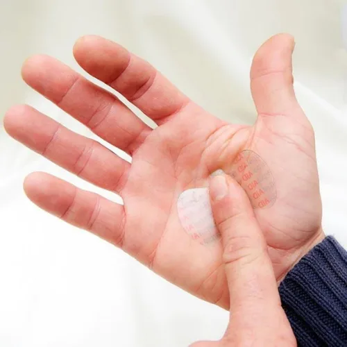 Vista 3 de CarpalAid - Parche Alternativo para Túnel Carpiano - Diseño Innovador Patentado, Adhesivo de Grado Médico para Soporte - Uso Todo el Día Sin