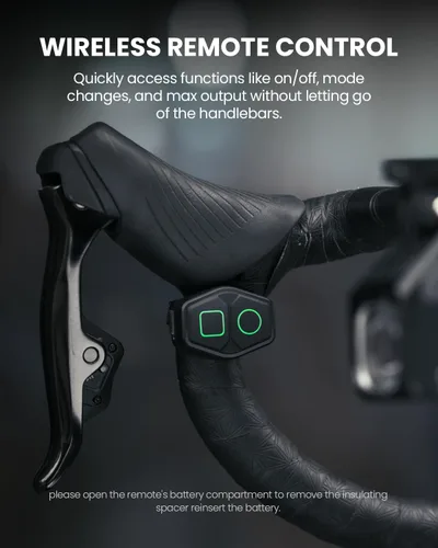 Vista 5 de Magicshine EVO 1100 Smart Bike Light with Cut-Off Beam – Glare-Free USB-C Rechargeable Bicycle Headlight, Underneath Mount Compatible with Garmin