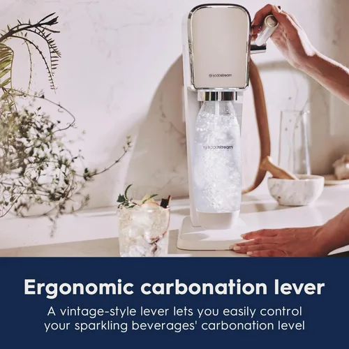 Vista 14 de SodaStream Máquina de agua con gas Art (negro) con CO2 y botella apta para lavavajillas