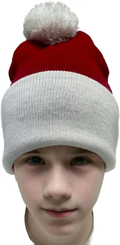 Vista 2 de COUVER Womne Winter Cozy - Gorro de punto acrílico con POM POM, 1 pieza