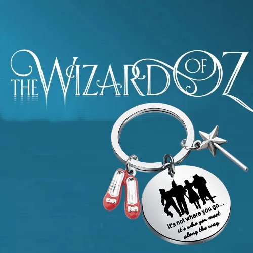 Vista 7 de FOTAP Regalo para los fanáticos del cine, diseño de varita mágica, tema inspirador, joyería con cita inspiradora