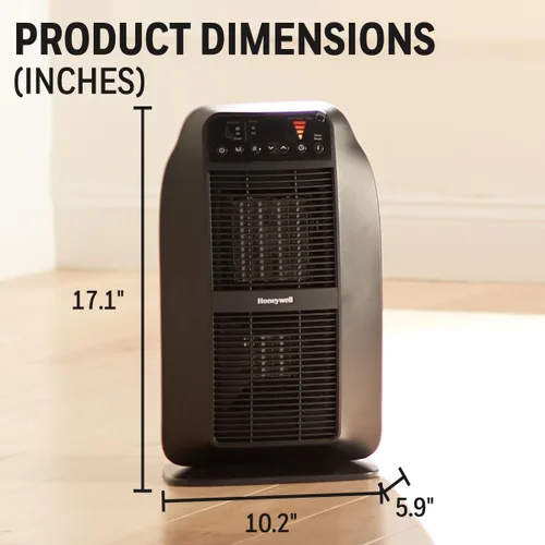 Vista 5 de Honeywell HCE840B Genius calefactor cerámico, color negro