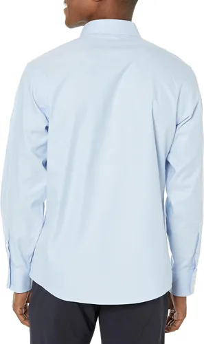 Vista 2 de Brooks Brothers Camisa de vestir de sarga elástica sin planchado para hombre