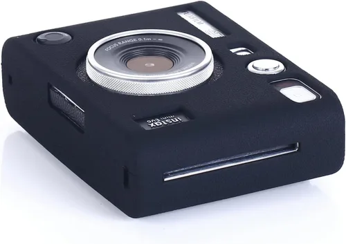 Vista 4 de Pocoukate Funda protectora para Instax Mini EVO, funda de silicona suave con protector de pantalla para cámara instantánea Fujifilm Instax Mini EVO